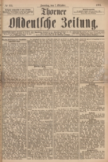 Thorner Ostdeutsche Zeitung. 1894, № 235 (7 Oktober) + dod.