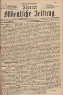 Thorner Ostdeutsche Zeitung. 1894, № 237 (10 Oktober)