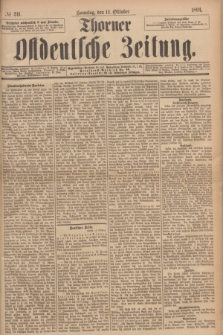 Thorner Ostdeutsche Zeitung. 1894, № 241 (14 Oktober) + dod.