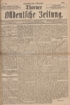 Thorner Ostdeutsche Zeitung. 1894, № 258 (3 November)