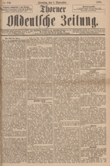 Thorner Ostdeutsche Zeitung. 1894, № 259 (4 November) + dod.