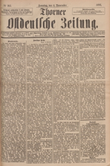 Thorner Ostdeutsche Zeitung. 1894, № 265 (11 November) + dod.