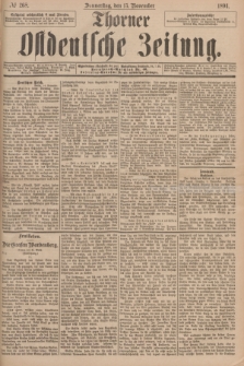 Thorner Ostdeutsche Zeitung. 1894, № 268 (15 November)