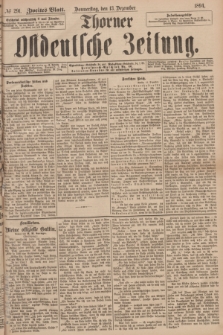 Thorner Ostdeutsche Zeitung. 1894, № 291 (13 Dezember) - Zweites Blatt