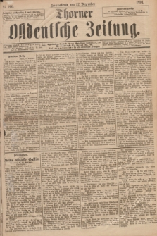 Thorner Ostdeutsche Zeitung. 1894, № 299 (22 Dezember)