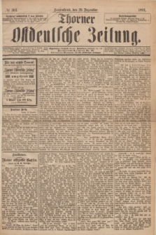 Thorner Ostdeutsche Zeitung. 1894, № 303 (29 Dezember)