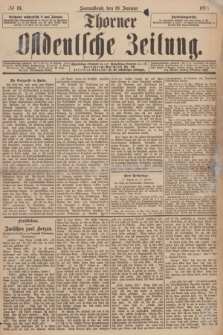 Thorner Ostdeutsche Zeitung. 1895, № 16 (19 Januar)