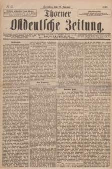 Thorner Ostdeutsche Zeitung. 1895, № 17 (20 Januar) + dod.