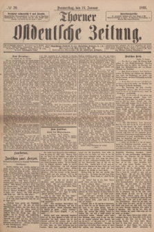 Thorner Ostdeutsche Zeitung. 1895, № 20 (24 Januar)
