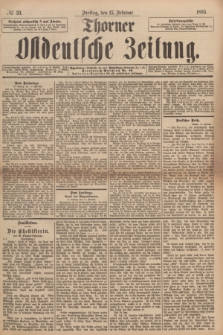 Thorner Ostdeutsche Zeitung. 1895, № 39 (15 Februar)