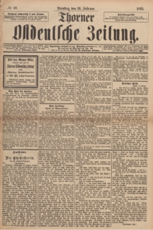 Thorner Ostdeutsche Zeitung. 1895, № 48 (26 Februar)