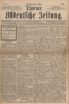 Thorner Ostdeutsche Zeitung. 1895, № 53 (3 März) + dod.