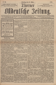 Thorner Ostdeutsche Zeitung. 1895, № 66 (19 März) + dod.