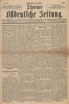 Thorner Ostdeutsche Zeitung. 1895, № 79 (3 April)