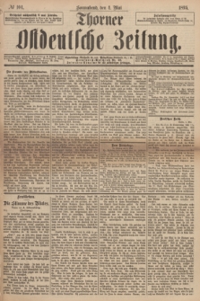 Thorner Ostdeutsche Zeitung. 1895, № 104 (4 Mai) + dod.