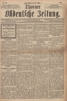 Thorner Ostdeutsche Zeitung. 1895, № 121 (25 Mai)