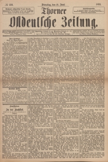 Thorner Ostdeutsche Zeitung. 1895, № 140 (18 Juni)