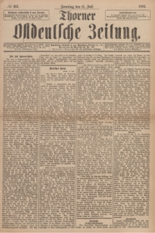 Thorner Ostdeutsche Zeitung. 1895, № 163 (14 Juli) + dod.