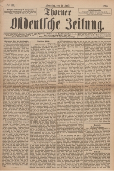 Thorner Ostdeutsche Zeitung. 1895, № 169 (21 Juli) + dod.