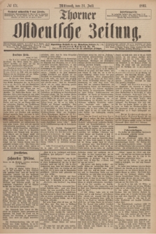 Thorner Ostdeutsche Zeitung. 1895, № 171 (24 Juli)