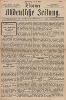 Thorner Ostdeutsche Zeitung. 1895, № 172 (25 Juli)