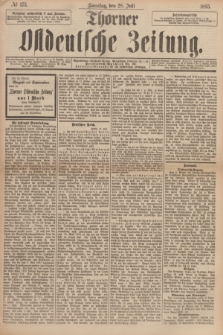 Thorner Ostdeutsche Zeitung. 1895, № 175 (28 Juli) + dod.