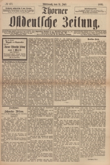 Thorner Ostdeutsche Zeitung. 1895, № 177 (31 Juli)