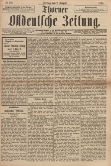 Thorner Ostdeutsche Zeitung. 1895, № 179 (2 August)