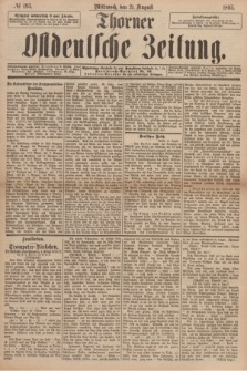 Thorner Ostdeutsche Zeitung. 1895, No 195 (21 August)
