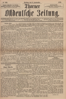 Thorner Ostdeutsche Zeitung. 1895, № 209 (6 September)