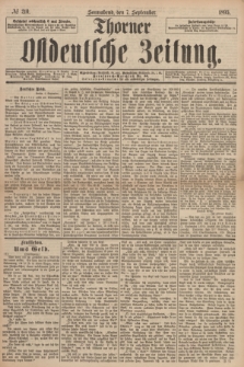 Thorner Ostdeutsche Zeitung. 1895, № 210 (7 September)
