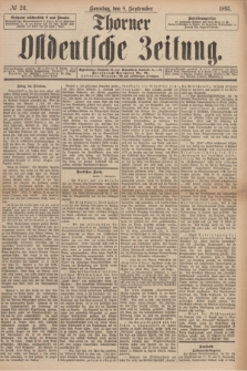 Thorner Ostdeutsche Zeitung. 1895, № 211 (8 September) + dod.