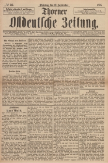 Thorner Ostdeutsche Zeitung. 1895, № 212 (10 September)