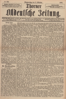 Thorner Ostdeutsche Zeitung. 1895, № 244 (17 Oktober)