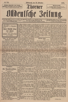 Thorner Ostdeutsche Zeitung. 1895, № 255 (30 Oktober)