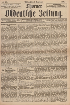 Thorner Ostdeutsche Zeitung. 1895, № 261 (6 November)