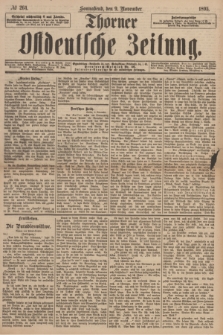 Thorner Ostdeutsche Zeitung. 1895, № 264 (9 November)