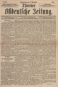 Thorner Ostdeutsche Zeitung. 1895, № 268 (14 November)