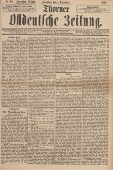 Thorner Ostdeutsche Zeitung. 1895, № 282 (1 Dezember) - Zweites Blatt