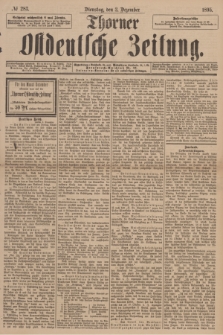 Thorner Ostdeutsche Zeitung. 1895, № 283 (3 Dezember)