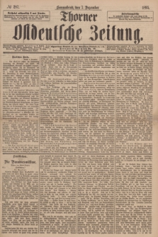 Thorner Ostdeutsche Zeitung. 1895, № 287 (7 Dezember)