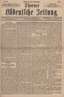 Thorner Ostdeutsche Zeitung. 1895, № 290 (11 Dezember)