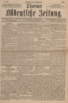 Thorner Ostdeutsche Zeitung. 1895, № 292 (13 Dezember)