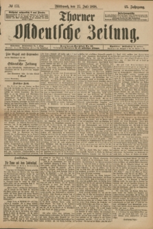 Thorner Ostdeutsche Zeitung. Jg.25[!], № 173 (27 Juli 1898) + dod.