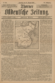 Thorner Ostdeutsche Zeitung. Jg.25[!], № 201 (28 August 1898) - Zweites Blatt