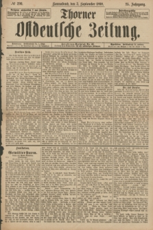 Thorner Ostdeutsche Zeitung. Jg.25[!], № 206 (3 September 1898)