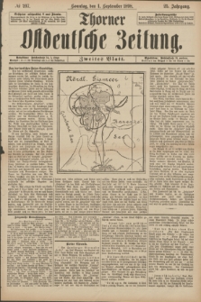 Thorner Ostdeutsche Zeitung. Jg.25[!], № 207 (4 September 1898) - Zweites Blatt