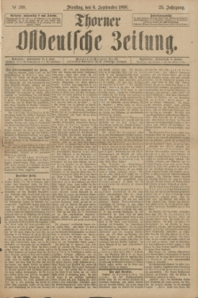 Thorner Ostdeutsche Zeitung. Jg.25[!], № 208 (6 September 1898)