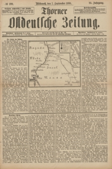 Thorner Ostdeutsche Zeitung. Jg.25[!], № 209 (7 September 1898) + dod.