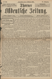 Thorner Ostdeutsche Zeitung. Jg.25[!], № 230 (1 Oktober 1898)